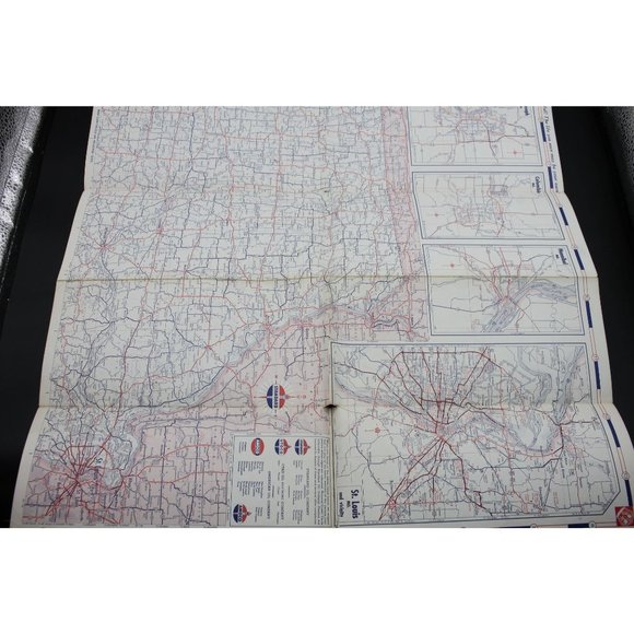 Vintage Standard Oil Company Missouri Pocket Travel Road Map - Picture 11 of 13